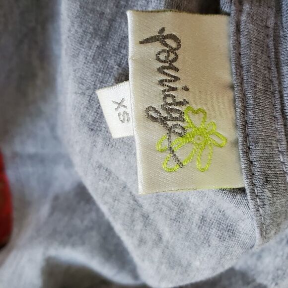 Anthropologie porridge whimsy motifs top gray - Picture 5 of 8